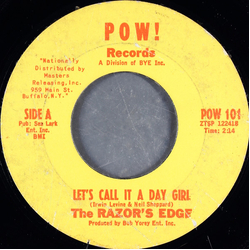 The Razor's Edge Let's Call It A Day Girl Vinyl 7" USED