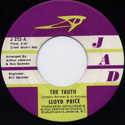 Lloyd Price The Truth Vinyl 7" USED