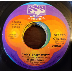 Webb Pierce Why Baby Why USED VINYL 7INCH 45 RPM SINGLE
