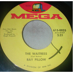 Ray Pillow The Waitress USED VINYL 7INCH SINGLE