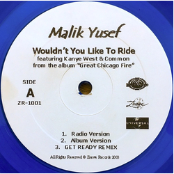 Malik Yusef Wouldn't You Like To Ride Vinyl 12" USED
