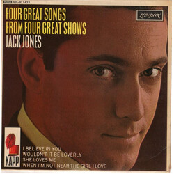 Jack Jones Four Great Songs From Four Great Shows USED VINYL 7INCH 45 RPM EP
