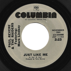 Paul Revere & The Raiders Just Like Me / Kicks Vinyl 7" USED