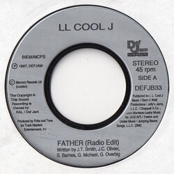 LL Cool J Father USED VINYL 7INCH 45 RPM JUKEBOX STEREO