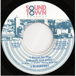 J. Blackfoot I Stood On The Sidewalk And Cried Vinyl 7" USED