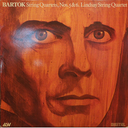 Béla Bartók / The Lindsays String Quartets, Nos.5 & 6. Vinyl LP USED
