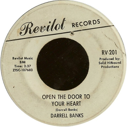 Darrell Banks Open The Door To Your Heart Vinyl 7" USED