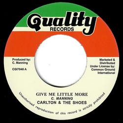 Carlton And The Shoes Give Me Little More Vinyl 7" USED
