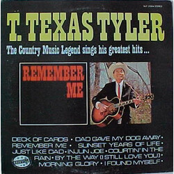 T. Texas Tyler Remember Me Vinyl LP USED