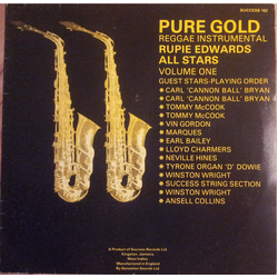 Rupie Edwards All Stars Pure Gold Reggae Instrumental Volume One Vinyl LP USED