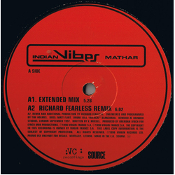 Indian Vibes Mathar Vinyl 12" USED
