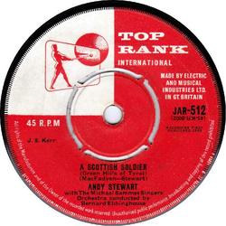 Andy Stewart A Scottish Soldier (Green Hills Of Tyrol) Vinyl 7" USED