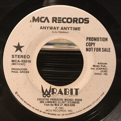 Wrabit Anyway Anytime USED VINYL 7INCH 45 RPM SINGLE PROMO STEREO