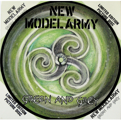 New Model Army Green And Grey Vinyl 7" USED