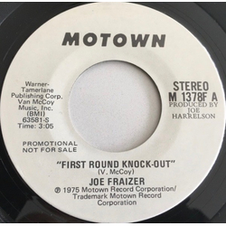 Joe Frazier First Round Knock-Out Vinyl 7" USED