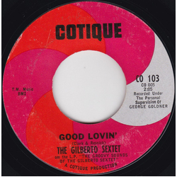 Gilberto Sextet Good Lovin' Vinyl 7" USED
