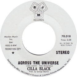 Cilla Black Across The Universe Vinyl 7" USED