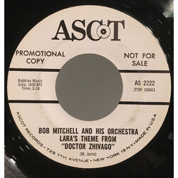 Bob Mitchell And His Orchestra Lara's Theme From "Doctor Zhivago" / Oltre La Notte Vinyl 7" USED
