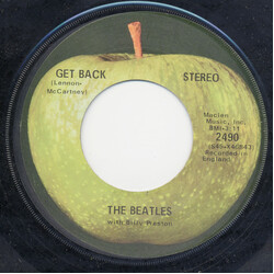The Beatles / Billy Preston Get Back Vinyl 7" USED