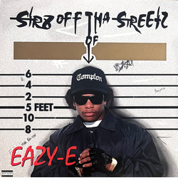 Eazy-E Str8 Off Tha Streetz Of Muthaphukkin Compton Vinyl LP USED