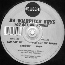 Da Wild Pitch Boys You Got Me Runnin' USED VINYL 12INCH 33 S RPM