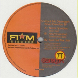 Smitty & Eric Davenport Never Question EP USED VINYL 12INCH EP