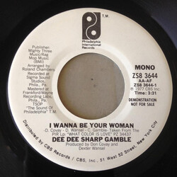 Dee Dee Sharp Gamble I Wanna Be Your Woman USED VINYL 7INCH 45 RPM PROMO STYRENE STEREO MONO