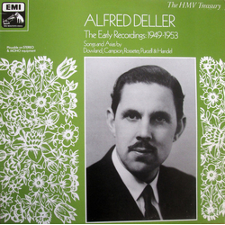 Alfred Deller The Early Recordings: 1949-1953 (Songs And Arias By Dowland, Campion, Rosseter, Purcell & Handel) Vinyl LP USED