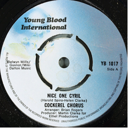 Cockerel Chorus Nice One Cyril Vinyl 7" USED