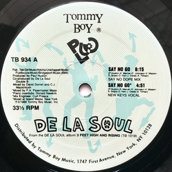 De La Soul Say No Go Vinyl 12" USED