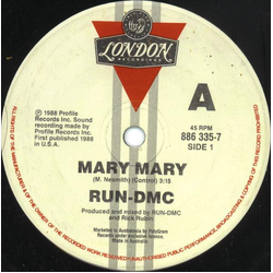 Run-DMC Mary, Mary Vinyl 7" USED