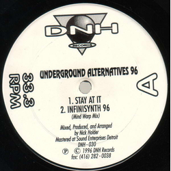Nick Holder Underground Alternatives 96 Vinyl 12" USED