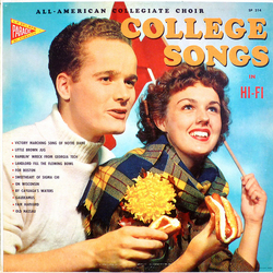 All-American Collegiate Choir College Songs In Hi-Fi Vinyl LP USED
