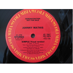 Johnny Mathis Simple Vinyl 12" USED