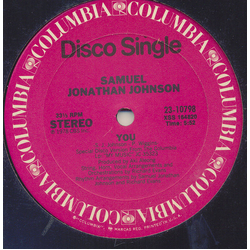 Samuel Jonathan Johnson You / My Music Vinyl 12" USED