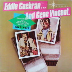 Eddie Cochran / Gene Vincent Their Finest Years: 1958 And 1956 Vinyl LP USED
