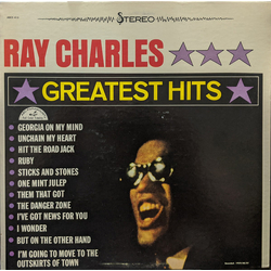 Ray Charles Greatest Hits Vinyl LP USED