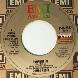 Combo Audio Romanticide USED VINYL 7INCH SINGLE PROMO