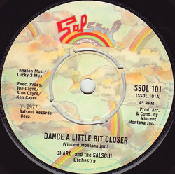 Charo / The Salsoul Orchestra Dance A Little Bit Closer / Cuchi-Cuchi USED VINYL 7INCH 45 RPM SINGLE