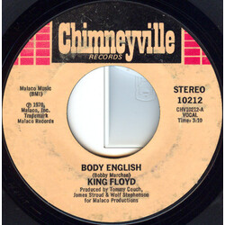 King Floyd Body English / I Really Love You Vinyl 7" USED