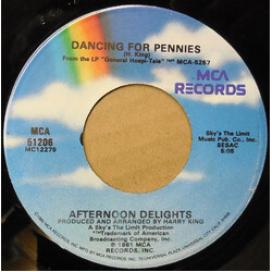 The Afternoon Delights Dancing For Pennies USED VINYL 7INCH SINGLE