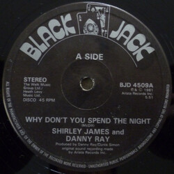 Shirley James / Danny Ray (2) Why Don't You Spend The Night VINYL 12" USED