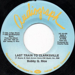 Bobby G. Rice Last Train To Clarksville USED VINYL 7INCH