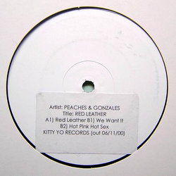 Peaches / Chilly Gonzales Red Leather Vinyl 12" USED