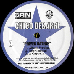 Chico DeBarge Player Haters USED VINYL 12INCH