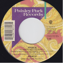 Prince Peach Vinyl 7" USED