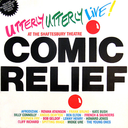 Various Comic Relief Presents Utterly Utterly Live Vinyl LP USED