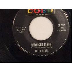 The Rivieras (2) Midnight Flyer / Moonlight Cocktails Vinyl 7" USED
