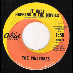 The Pinafores (2) It Only Happens In The Movies Vinyl 7" USED