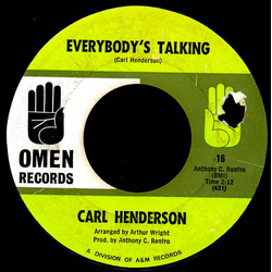 Carl Henderson (2) Everybody's Talking Vinyl 7" USED
